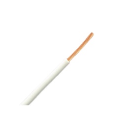 COBRA WIRE & CABLE TXL-12-19-9 Bobina de 304.8 Metros (1000 Pies) de Cable Automotriz TXL 12 AWG Color Blanco / Cobre Desnudo Estrandado 19/25 / Aislante XLPE / 50V / Temp -51?C a 125?C / Aplicaciones