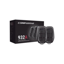COMPUSTAR CS932-A Kit de Alarma Vehicular Profesional unidireccional con modulo CM2500 compatible con GPS X1-MAX LTE para App