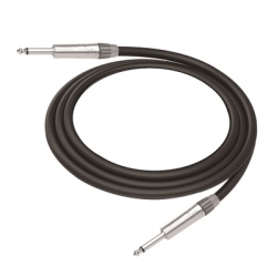 COSMICONN CGT-PM-PM-L-5M Cable de Audio | Plug 1/4 in a Plug 1/4 in Mono |Â Carcasa Cromada | Conectores Seetronic | Ideal para InstrumentosÂ | Longitud 5m