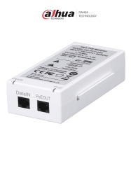 DAHUA DAI084002 DAHUA PFT1200 - Inyector Hi-Poe Midspan Gigabit/ Soporta PoE/PoE/ Soporta Hi-PoE 60 Watts para PTZ/ Indicadores Led de Status/ Funciona con Extensor: PFT1300 para conexion en Cascada/
