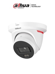 DAHUA DH-IPC-HDW2449TH-S-PROX - Cámara IP Domo de 4 megapíxeles/ WizColor X/ Lente 2.8mm/ SMD Plus/ Protección Perimetral/ AI-ISP/ 20m de Luz cálida/ 106°/ Audio bidireccional/ WDR/ HLC/ BLC/Ranura Micro SD de hasta 512GB/ IP67/ PoE/