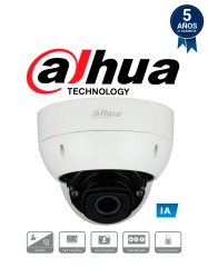 DAHUA DHT0040008 DAHUA IPC-HDBW7442HN-ZFR-0832- DC - Camara IP Domo Antivandalica Resolucion de 4 MP/ Lente Mot. 8 a 32mm/ 40-15/ IR 80 mts/ IA WizMind/ Rec. Facial/ Metadatos de Video/ Cont de Perso