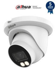 DAHUA DHT0040116 DAHUA DH-IPC-HDW5449TM-SE-LED-0280B - Camara IP Domo FullColor 4MP lente de 2.8mm (135) H.265 Acupick Wiz Mind alcance de 30m microfono integrado deteccion facial proteccion p