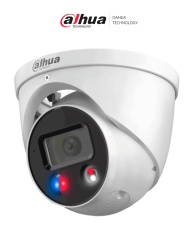 DAHUA DHT0040129 DAHUA DH-IPC-HDW3849H-AS-PV-S5 - Camara IP Domo de 8 Megapixeles con Disuasion Activa/ Iluminador Dual Inteligente/ TiOC/Qucik Pick/ WizSense/ Lente de 2.8 mm/ 106 Grados de Apertura/