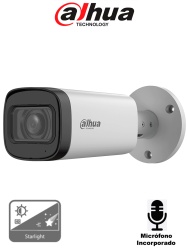 DAHUA DHT0290126 DAHUA DH-HAC-HFW1500RN-Z-A-27135-S3-DIP - Camara Bullet de 5 Megapixeles/ Lente Motorizado de 2.7 a 12 mm/ Microfono Integrado/ IR de 60 Mts/ Metalica/ IP67/ BLC/HLC/DWDR/