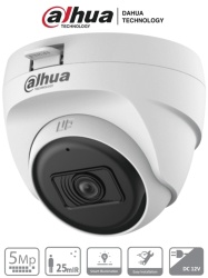 DAHUA DHT0300071 DAHUA HAC-T1A51N-U-28-S2 - Camara Domo de 5 Megapixeles/ Lente de 2.8mm/ 106 Grados de Apertura/ IR de 25 Mts/ Uso Interior/ Soporta HDCVI/AHD/TVI y CBVS/