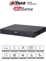 DAHUA DHT0370038 DAHUA XVR5232AN-I3 - DVR de 32 Canales de 5 Megapixeles Lite/ WizSense/ H.265/ 2 Bahias de Discos Duros/ Hasta 32 Canales IP/ 2 Ch de Reconocimiento Facial/ SMD Plus/ Codificacion IA/