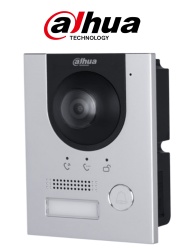 DAHUA DHT2220054 Dahua DHI-VTO2201F-P-S2 Frente de calle IP 2MP/ IK 07/ IP 65/ Control de Cerradura/ Aluminio/ Compatible con App DMSS/ Apertura remota/ Alimentacion a 12V /