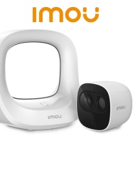 DAHUA IMO1340001 IMOU CELLPROKIT1 - Kit de Camara 100% Libre de Cables Estacion Base/ Bateria Recargable/ 2 Megapixeles/ Audio Dos Vias/ Detector PIR Integrado/ IR de 10 Metros/ Compatible con Alexa