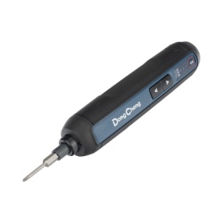 DONG CHENG DCP-L045E Destornillador Inalambrico Recargable 4V / Bateria 2.0Ah / Par Maximo 5.0 Nm / Portabrocas Hexagonal 1/4 in / 8 Puntas Magneticas con Estuche