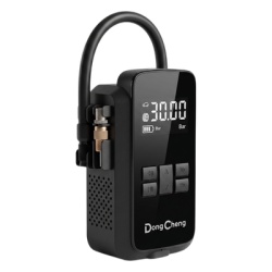DONG CHENG DCQ-E021-50ED Inflador portatil inalambrico con bateria integrada de 7 4 V/2 0 Ah