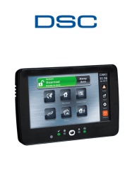 DSC DSC1170039 DSC HS2TCHPBLK N - Teclado Cableado de Pantalla Tactil negro de 7 con Lector de Proximidad admite 128 zonas compatible con NEO