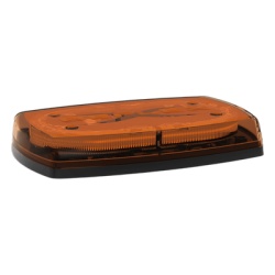 ECCO 5540A Mini torreta de 24 LED 10" Ambar Lente Ambar Cableado