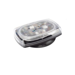 ECCO 5540CAC-VM Mini torreta de 48 LED 10" Ambar/Claro Lente Transparente Iman y Encendedor de Vehiculo - Img 4