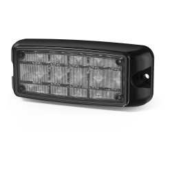 ECCO CD4081RB Luz de Advertencia de 5X2" 10 LED Rojo/Azul Bisel Negro Lente Transparente
