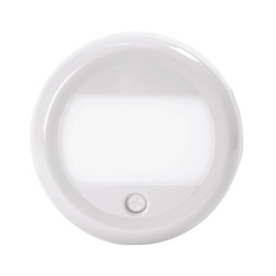 ECCO EW0204 Luz de cortesia circular LED para iluminacion de interiores con sensor de movimiento PIR