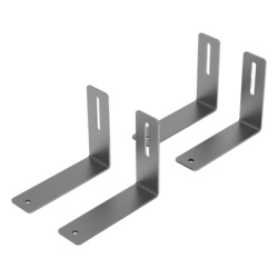 ECCO RNRBKT-SILV Bracket para barra de estribo ED3760BWRW o ED3772BWRW Silverado