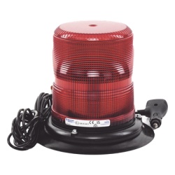 ECCO X-7970R-VM Baliza LED de Advertencia / SAE Clase I / 12-24 VDC / 11 Patrones de Destello / Montaje Magnético / 7" de Altura