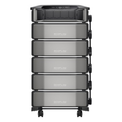 ECOFLOW EFDPU5BP Estacion de Energia Delta Pro Ultra 7.2kW para Respaldo Residencial Incluye Bateria de Litio LFP 6kWh (30kWh Totales) Sincronizacion para Mayor Potencia Carga Solar Hasta 4000W Capaci