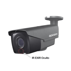 EPCOM B8-TURBO-VZ Bullet TURBO 1080p / CLIMAS EXTREMOS / Lente Mot. 2.8 a 12 mm / IR EXIR Inteligente 40 mts / Exterior IP66 / Híbrida / WDR Real 120 dB