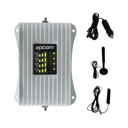 EPCOM EP-AM23-4G KIT de Amplificador de Senal Celular Para Vehiculo/ Soporta y Mejora la Senal Celular 4.5G 4G LTE/ Multiples Operadores usuarios y dispositivos/ Ideal para Vehiculo tipo Camioneta Pic