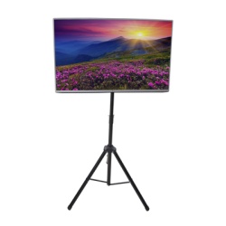 EPCOM EPB036EC Tripode Portatil con Soporte de piso para Monitores de 32 a 65" / Vesa 600 x 400 / Acero / Montaje de 65 cm a 1 mt