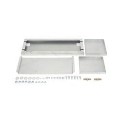 EPCOM INDUSTRIAL GBP02 Gabinete para instalacion de 2 Baterias Fabricado en Lamina Galvanizada Accesorios para poste (No incluidos) - Img 5