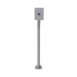 EPCOM INDUSTRIAL POSTE-INT Base tipo tubular para instalacion de cubierta BASEINT de videoporteros o interfones IP Fanvil y Grandstream altura de 1.2 metros pintura electrostatica color gris.