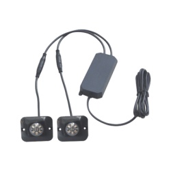 EPCOM INDUSTRIAL SIGNALING X12-W Estrobos Ocultos de 6 LED Color Claro