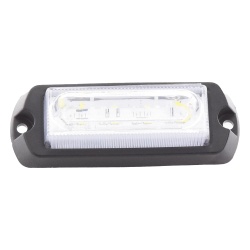 EPCOM INDUSTRIAL SIGNALING X13AW Luz Auxiliar Ultra Brillante de 8 LED color Ambar / Claro con mica transparente.