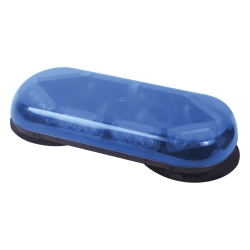 EPCOM INDUSTRIAL SIGNALING X605-B Mini Barra de luces con 24 LED Color Azul y Montaje de Succion e Iman