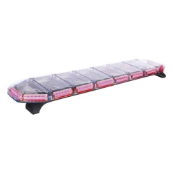 EPCOM INDUSTRIAL SIGNALING X87R Barra de luces LED de 48" de 74 LEDs SAE Ideal para Equipar Ambulancias o Unidades de Bomberos