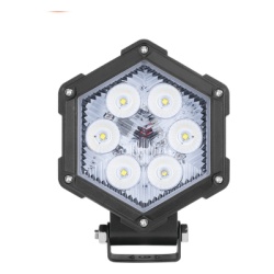 EPCOM INDUSTRIAL SIGNALING XCHR30 Luz de Trabajo Ultra brillante 6 Led 2200 Lumenes 30 watts 12-24 Vcc