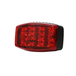EPCOM INDUSTRIAL SIGNALING XLT2115R Luz Frontal Ultra Brillante para motocicleta color rojo