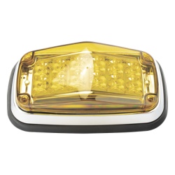 EPCOM INDUSTRIAL SIGNALING XT1885A Luz de advertencia 8 X 4" Color Ambar IP67 SAE Ideal para Ambulancias