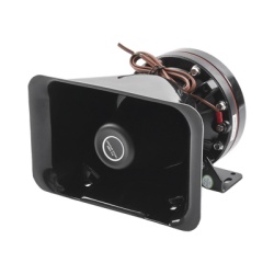 EPCOM INDUSTRIAL SIGNALING XYD-200 Bocina de uso Rudo de 200 W Alto Rendimiento y Base en Aluminio 8 Ohms de Impedancia
