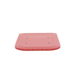 EPCOM INDUSTRIAL SIGNALING Z67DLR Domo lateral de reemplazo para barra de luces X67A Color Rojo