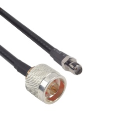 EPCOM INDUSTRIAL SN-240UF-SMAH-60 Cable LMR-240 de 60 cm (23.62 pulgadas) con Conectores N Macho y SMA Hembra.
