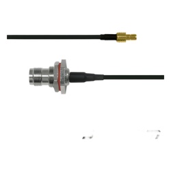 EPCOM INDUSTRIAL SSMB-174-TNCH-30 Cable RG174 con conectores SMB/TNC de 30 cm.