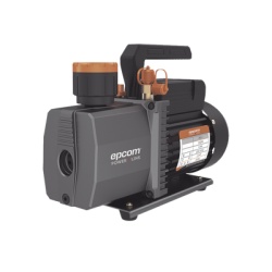EPCOM POWERLINE 2RS-2-R32 Bomba de vacio/ para aire acondicionado / 2 estados / Motor de 1/2 HP / Voltaje 110 Vca / Acople de ingreso de 1/4" x 3/8" con valvula de retencion integrada