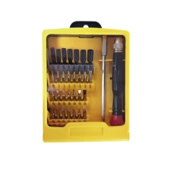 EPCOM POWERLINE EP-PD31 Juego de 31 Destornilladores de Precision (puntas) con Mango y Extensor.