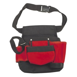 EPCOM POWERLINE EPBB01 Bolsa de Herramienta para Cintura / 5 Compartimientos / 21x11.5x3.4 cm / Poliéster / 190 g / Adaptador para Martillo
