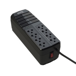 EPCOM POWERLINE EPL1000AVR Regulador de Voltaje 1000 VA-500 W / 4 Contactos con AVR / 4 Contactos con Supresor de Picos / Proteccion RJ11