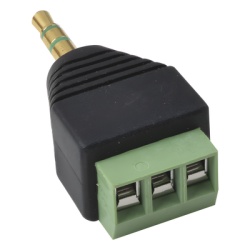 EPCOM POWERLINE JR58 Adaptador de Audio y Video / Conector 3.5 mm Macho / Terminal Atornillable 3-Pin / Montaje sin Soldadura - Img 3