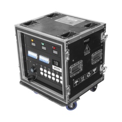 EPCOM PROAUDIO EP-CC-10U Centro de carga movil para instalaciones temporales con conexion TIPO socapex a 110v Y 220V | RACK 10U
