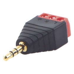 EPCOM PROAUDIO EP-CON35 Conector de audio de 3.5mm macho a terminal de tornillo de 3 pines
