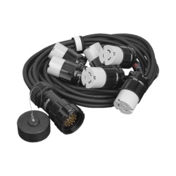 EPCOM PROAUDIO EP-SOC-L6FO TOMACORRIENTE TIPO SOCAPEX CON DERIVACION A 6 TOMAS TIPO NEMA L6