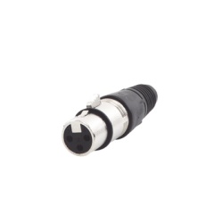 EPCOM PROAUDIO EP-XLRF Conector XLR 3 Pines Hembra | Ideal para Conexiones de Microfonos y Mezcladoras | Equipo de Audio Profesional