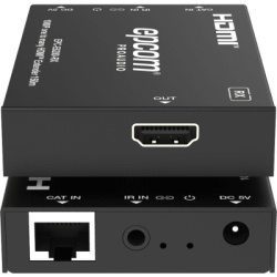 EPCOM PROAUDIO EPC-E6200RX Receptor de Extensor HDMI™ Sobre IP | Solo Decodificador | 150m Por Cable CAT6 | Compatible Con Red Gigabit | Video Full HD | Compresión EZCast | Control IR Unidireccional