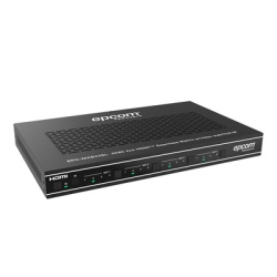 EPCOM PROAUDIO EPC-MXB44SL Matriz HDMI 4Ã—4 | Video Wall | Seamless Switch | 10 Modos de Visualizacion | 4K@60Hz 4:4:4 | HDMI 2.0b y HDCP 2.2 | Control via Web IR RS-232 y TCP/IP